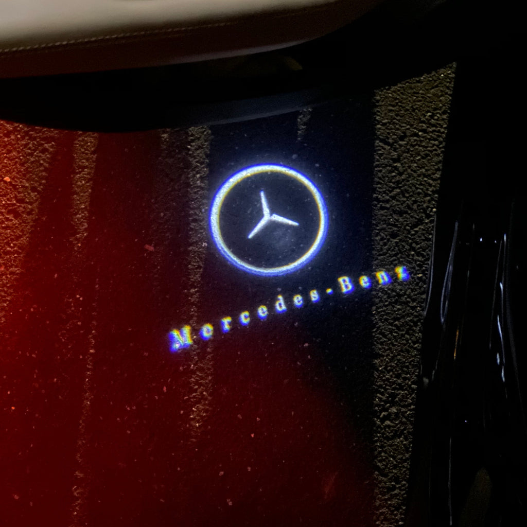 PROJECTEUR MERCEDES BENZ LOGO LIGHTS Nr.01 (quantité 1 = 1 sets / 2 door lights)