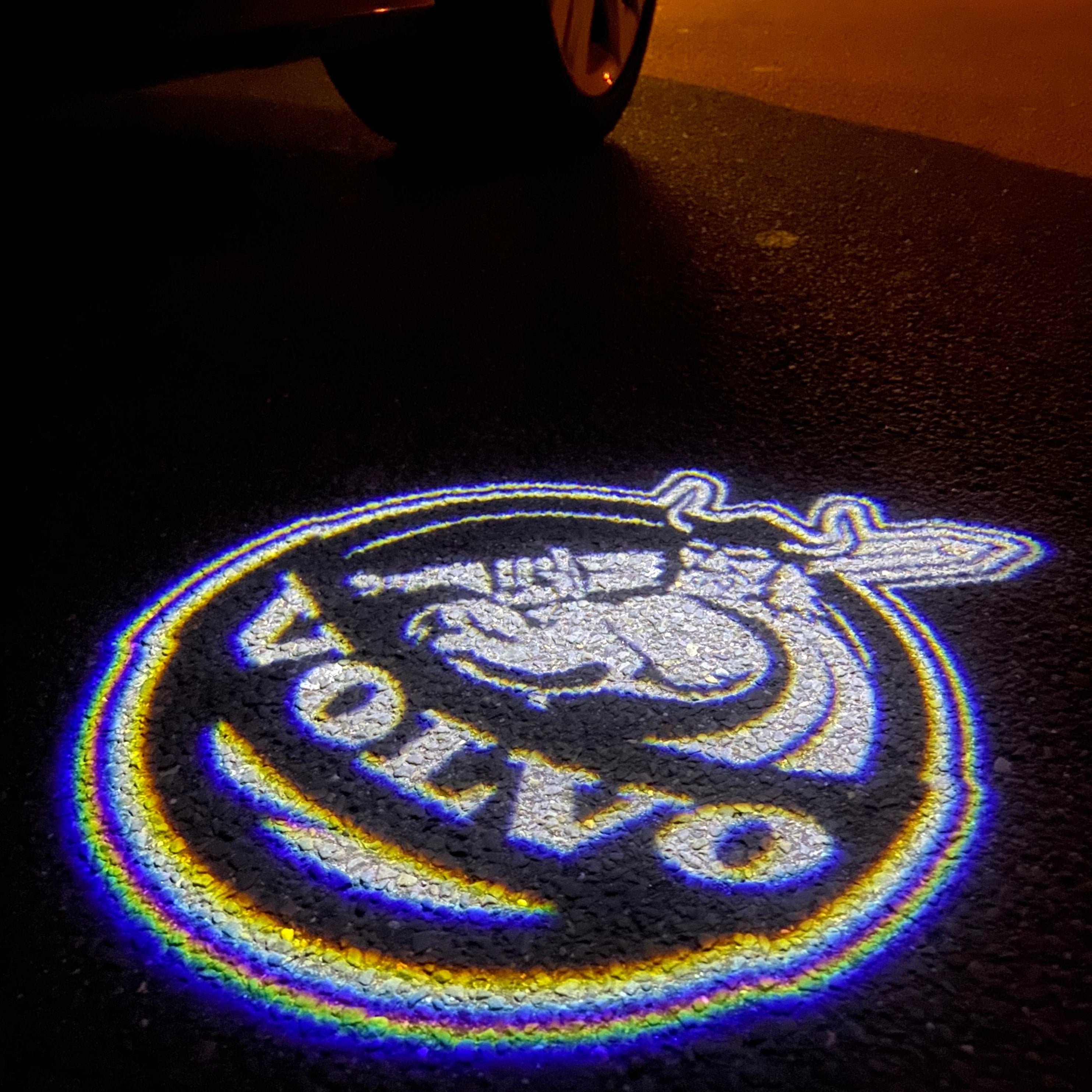 LUCES Volvo LOGO PROJECROTR Nr.62 (cantidad 1 = 2 Película de logotipo / 2 luces de puerta)