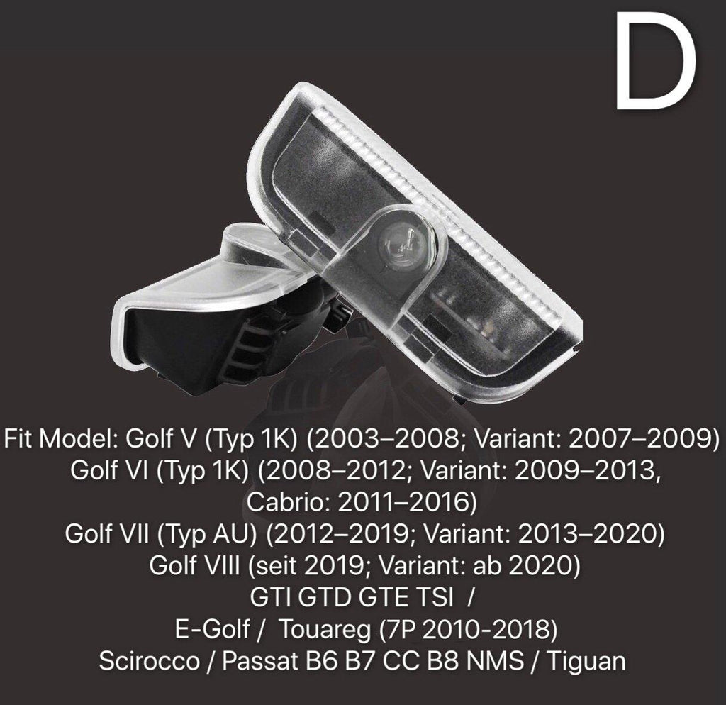 Volkswagen door LAMP R logo No. 149 (Number 1 = 2 logotipos Film / 2 door LAMP)