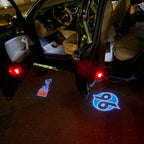 AUDI LOGO PROJECTOT LIGHTS Nr.19 (quantità 1 = 2 Logo Films /2 luci porta)