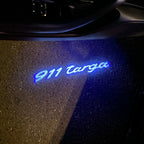 PORSCHE LOGO PROJECTOT LIGHTS Nr.68 (cantidad 1 = 2 logo película / 2 luces de puerta)