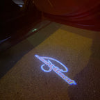 SKODA Laurin & Klement LOGO PROJECTOR LIGHTS Nr.19 (quantité 1 = 2 Logo Films / 2 portes lumières)