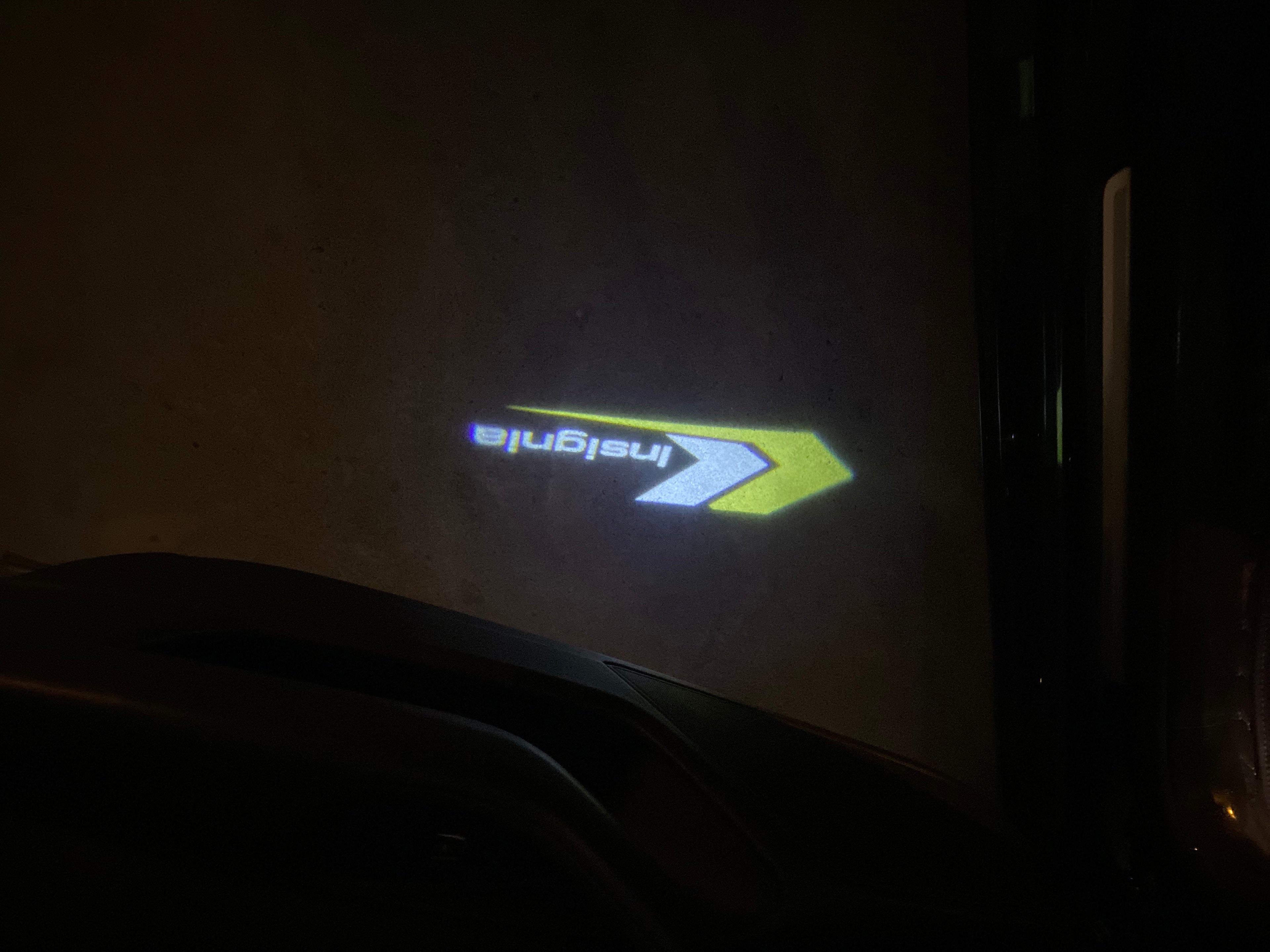Opel Insignia Original  LOGO PROJECROTR LIGHTS Nr.1407 (quantity 1 = 1 sets/2 door lights)