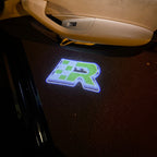 Volkswagen Door lights R Logo Nr. 148 (cantidad 1 = 2 películas con logotipo / 2 luces de puerta)