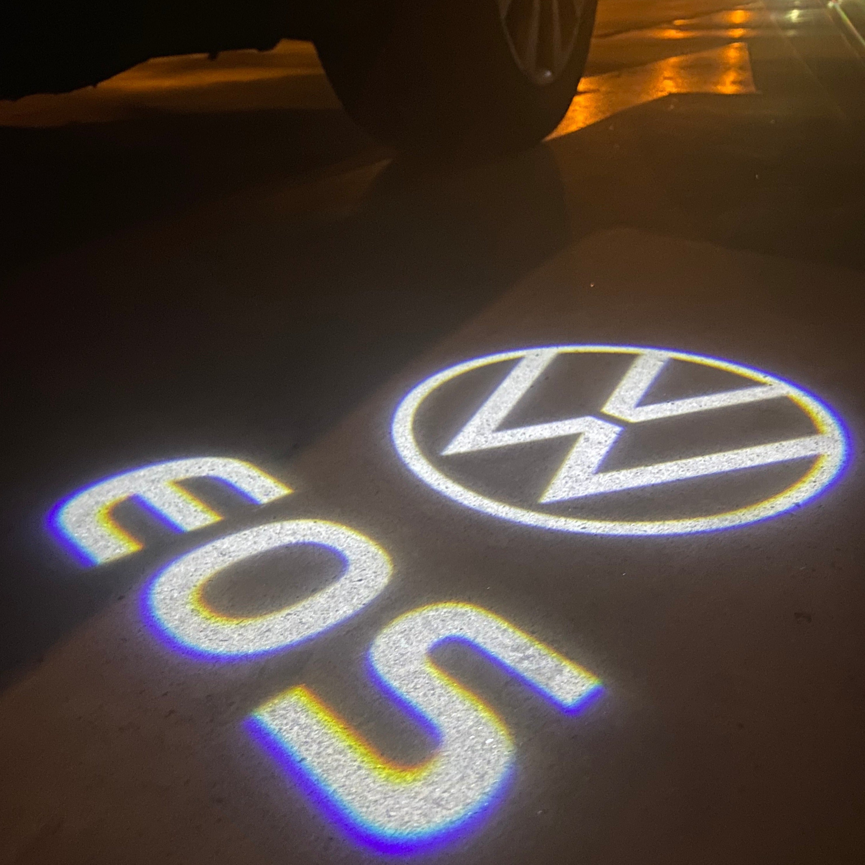 Volkswagen Door lights Logo Nr. 12 (cantidad 1 = 2 logo films /2 luces de puerta)