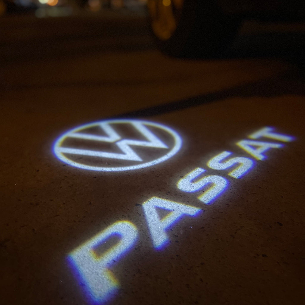 Volkswagen Door lights Logo Nr. 12 (quantité 1 = 2 Logo Films /2 feux de porte)