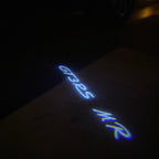 LUCES DE PROYECTOR DE LOGOTIPO ORIGINAL PORSCHE N ° 03 (cantidad 1 = 2 Película de logotipo / 2 luces de puerta)