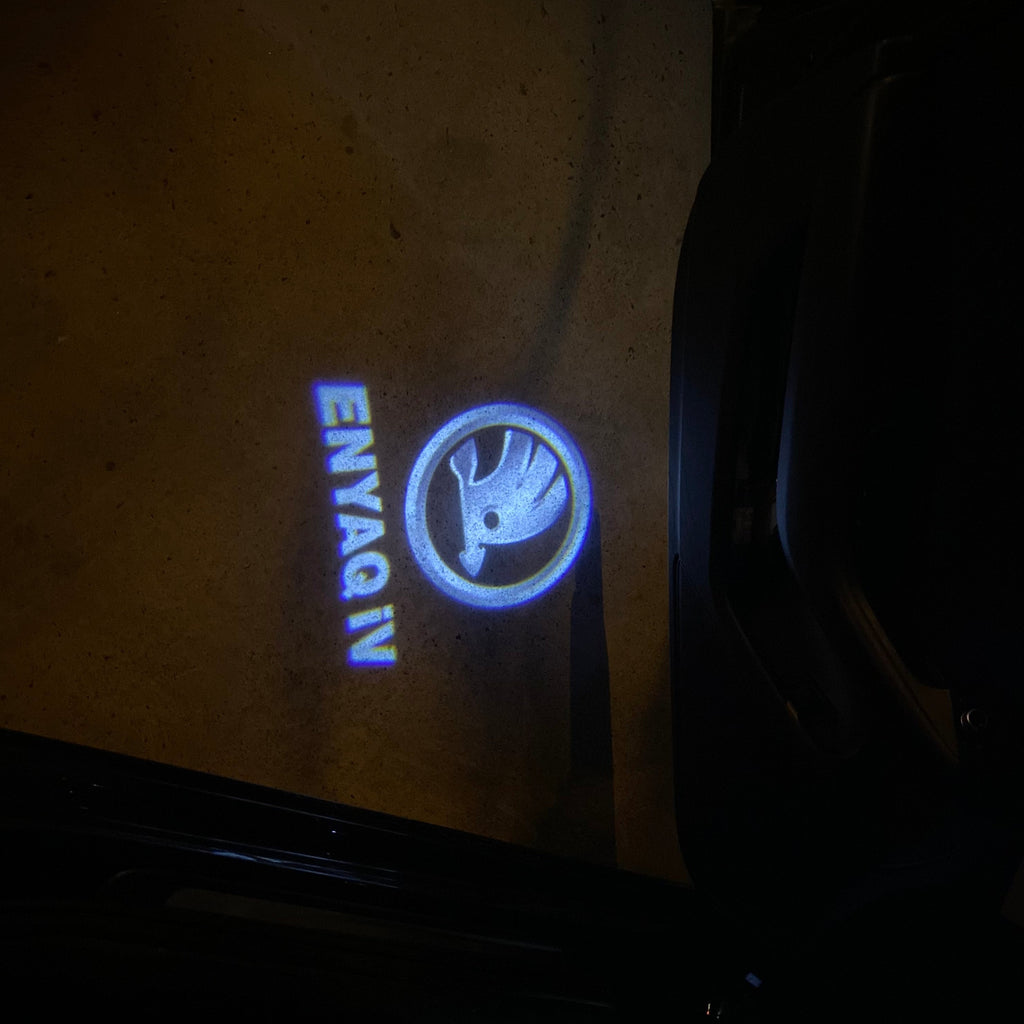 SKODA LOGO PROJECTOT LIGHTS Nr.43 (quantité 1 = 2 Logo Film / 2 feux de porte)