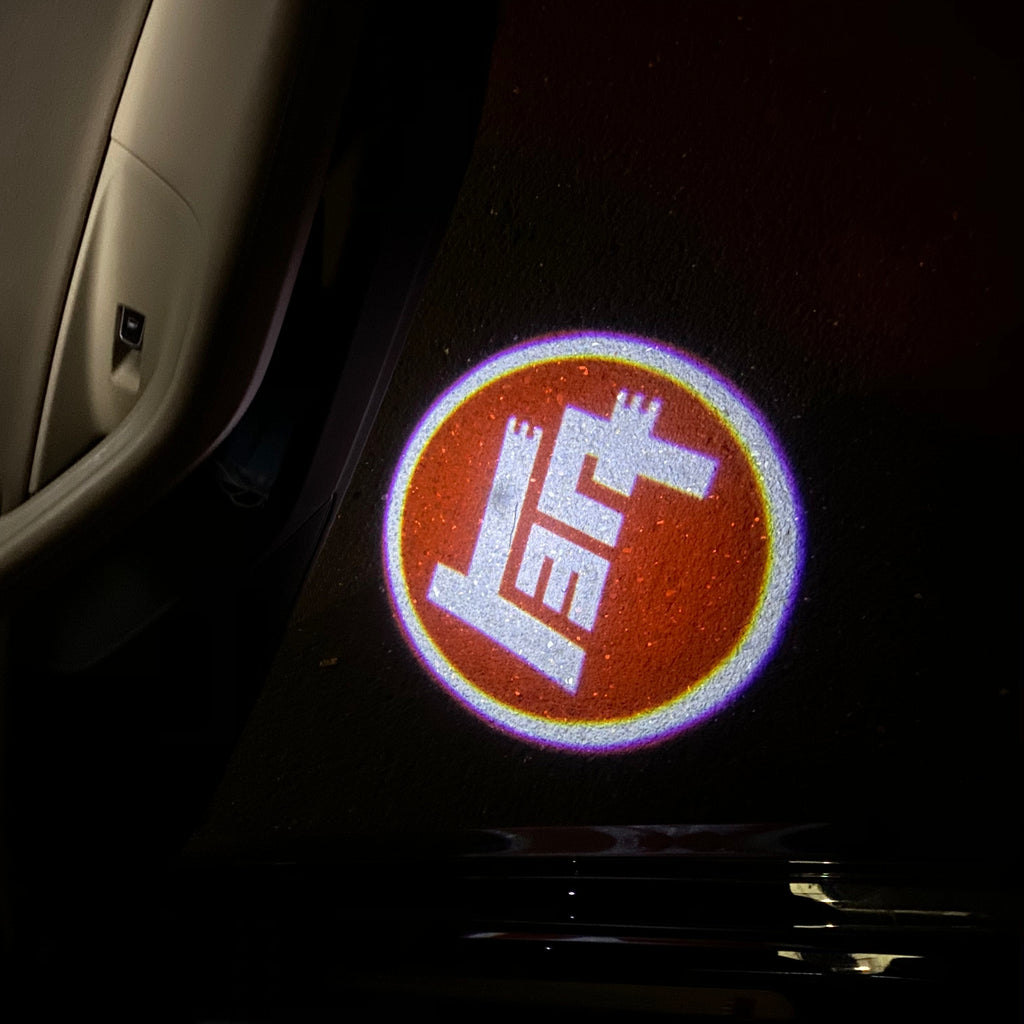 LAMPES DE PROJECTEUR JDM LOGO N ° 09 (quantité 1 = 1 jeux / 2 lumières de porte)