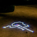 BMW M PERFORMAMCE NÜBURGRING LOGO PROJECTOT LIGHTS Nr.09 (cantidad 1 = 1 juego/2 luces de puerta)