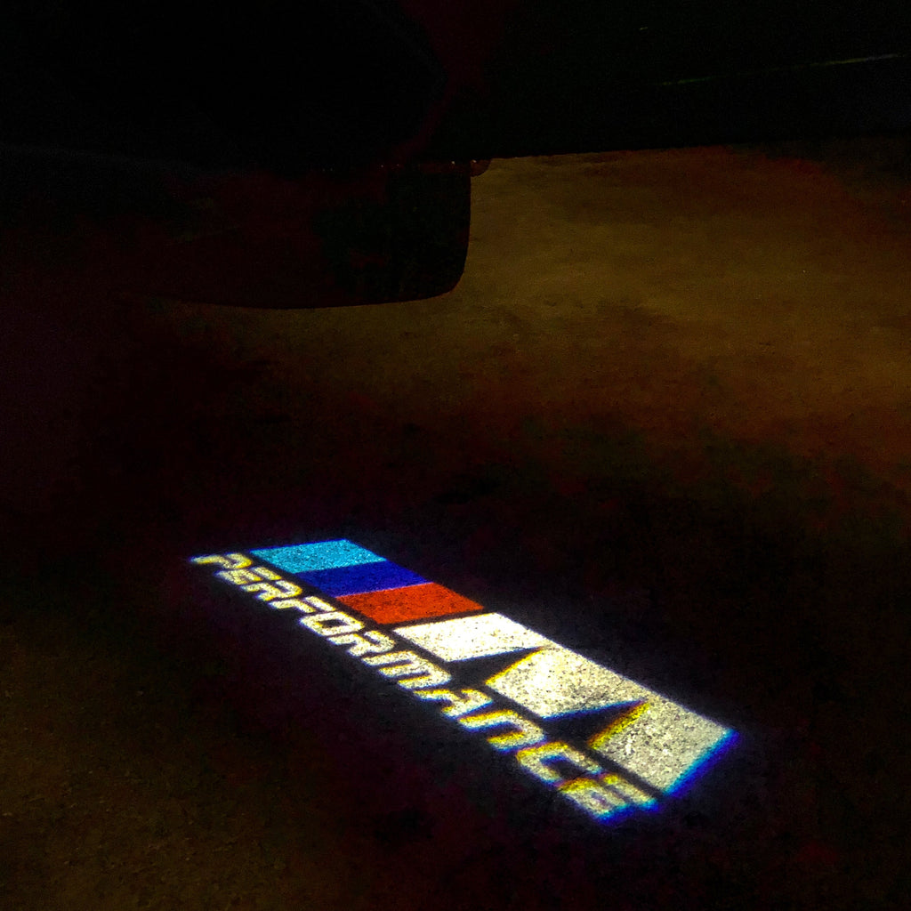 BMW LOGO مشروع الاضواء رقم 10. 10 (الكمية 1 = 1 مجموعات / 2 ضوء للباب)