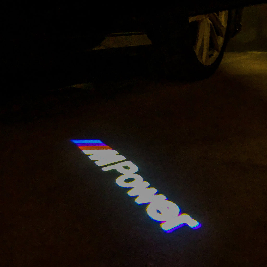 BMW M POWER LOGO PROJECTOT LIGHTS Nr.16 (quantité 1 = 1 ensemble/2 feux de porte)
