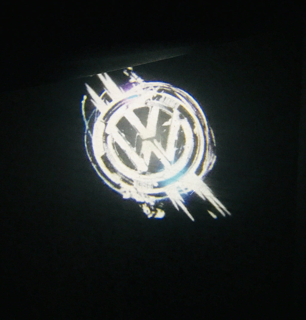 Feux de porte Volkswagen Logo Nr. 146 (quantité 1 = 2 film logo / 2 feux de porte)