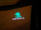 SKODA OCTAVIA LOGO PROJECTOT LIGHTS Nr.78 (quantity  1 =  2 Logo Film /  2 door lights)