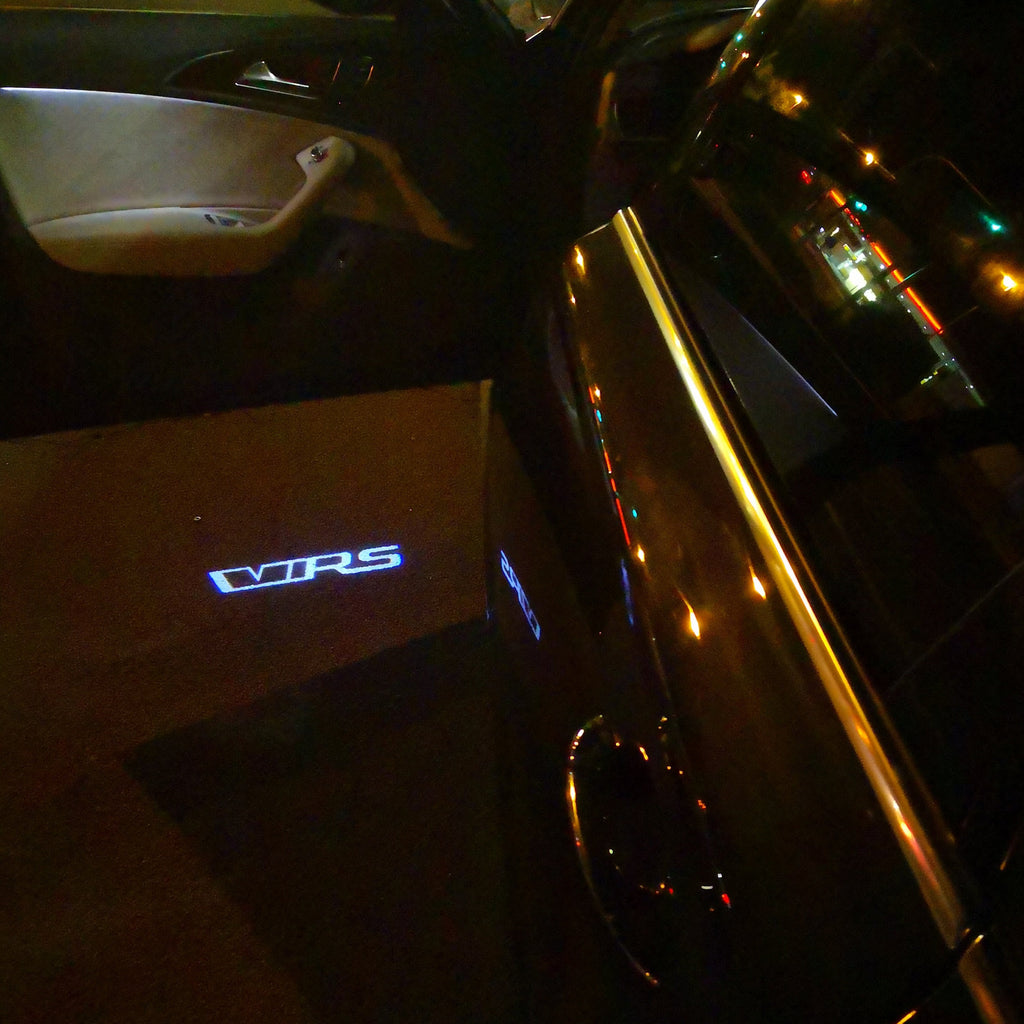 SKODA VRS LOGO PROJECTOR LIGHTS Nr.33 (quantité 1 = 2 Logo Film / 2 porte lumières)