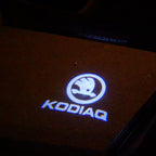 SKODA KODIAQ LOGO LIGHTS Nr.51 (quantité 1 = 2 Logo Film / 2 feux de porte)