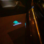 SKODA KAROQ LOGO PROJECTOT LIGHTS Nr.79 (cantidad 1 = 2 Logo Film/2 luces de puerta)