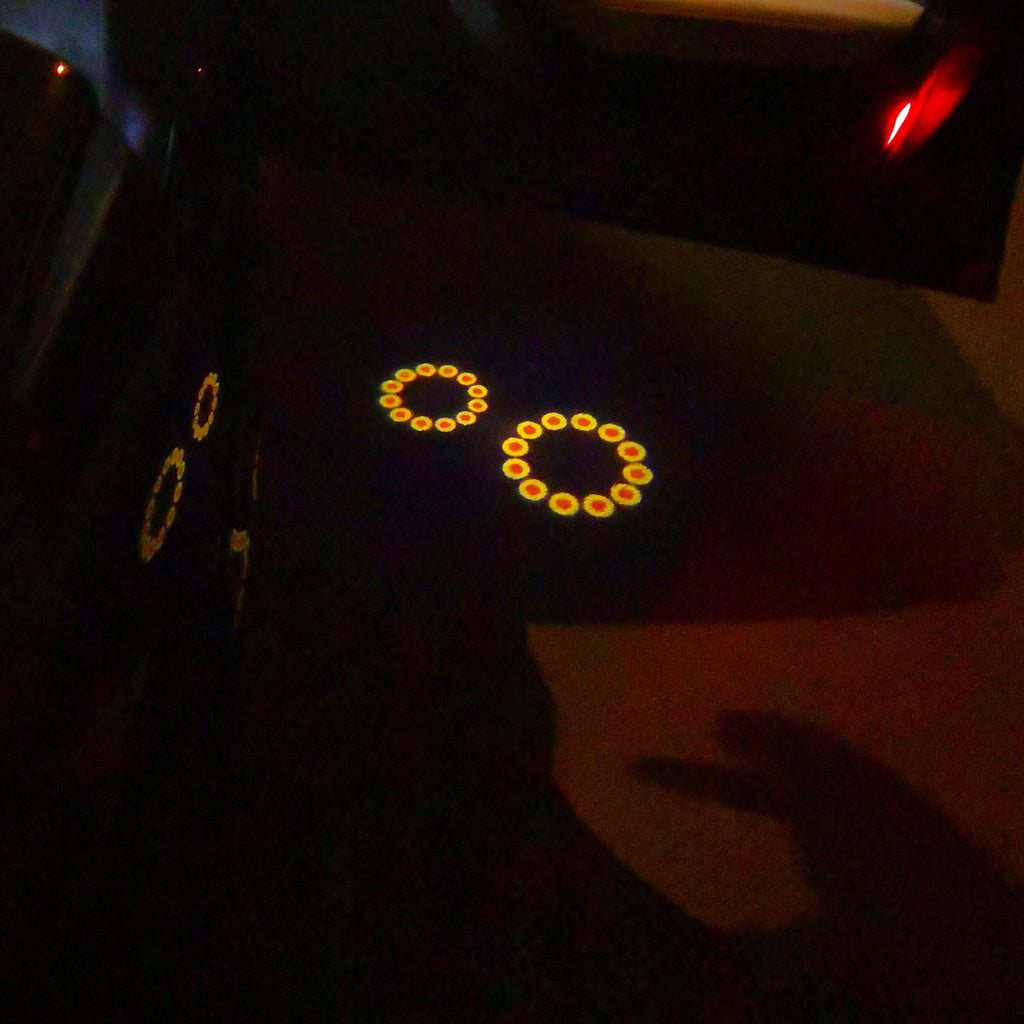 GTR-R35 LOGO PROJECTOT LIGHTS Nr.08 (quantità 1 = 2 Logo Film /2 luci)