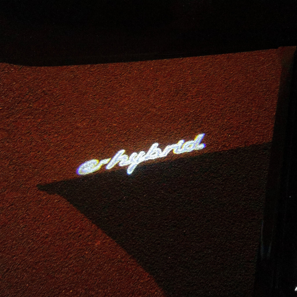 PORSCHE E-Hybrid LOGO PROJECTOT LIGHTS Nr.16 (Menge 1 = 2 Logo Film / 2 Türleuchten)