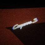 PORSCHE Cayenne S LOGO PROJECTOT LIGHTS Nr.18 (quantità 1 = 2 Logo Film / 2 luci porta)