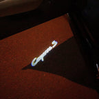 PORSCHE Cayenne S LOGO PROJECTOT LIGHTS Nr.18 (quantità 1 = 2 Logo Film / 2 luci porta)
