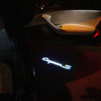 PORSCHE Cayenne S LOGO PROJECTOT LIGHTS Nr.18 (quantità 1 = 2 Logo Film / 2 luci porta)
