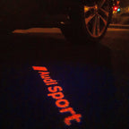 AUDI LOGO PROJECTOT LIGHTS Nr.111 (Menge 1 = 2 Logofolien /2 Türleuchten)