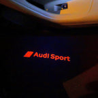 AUDI LOGO PROJECTOT LIGHTS Nr.111 (Menge 1 = 2 Logofolien /2 Türleuchten)