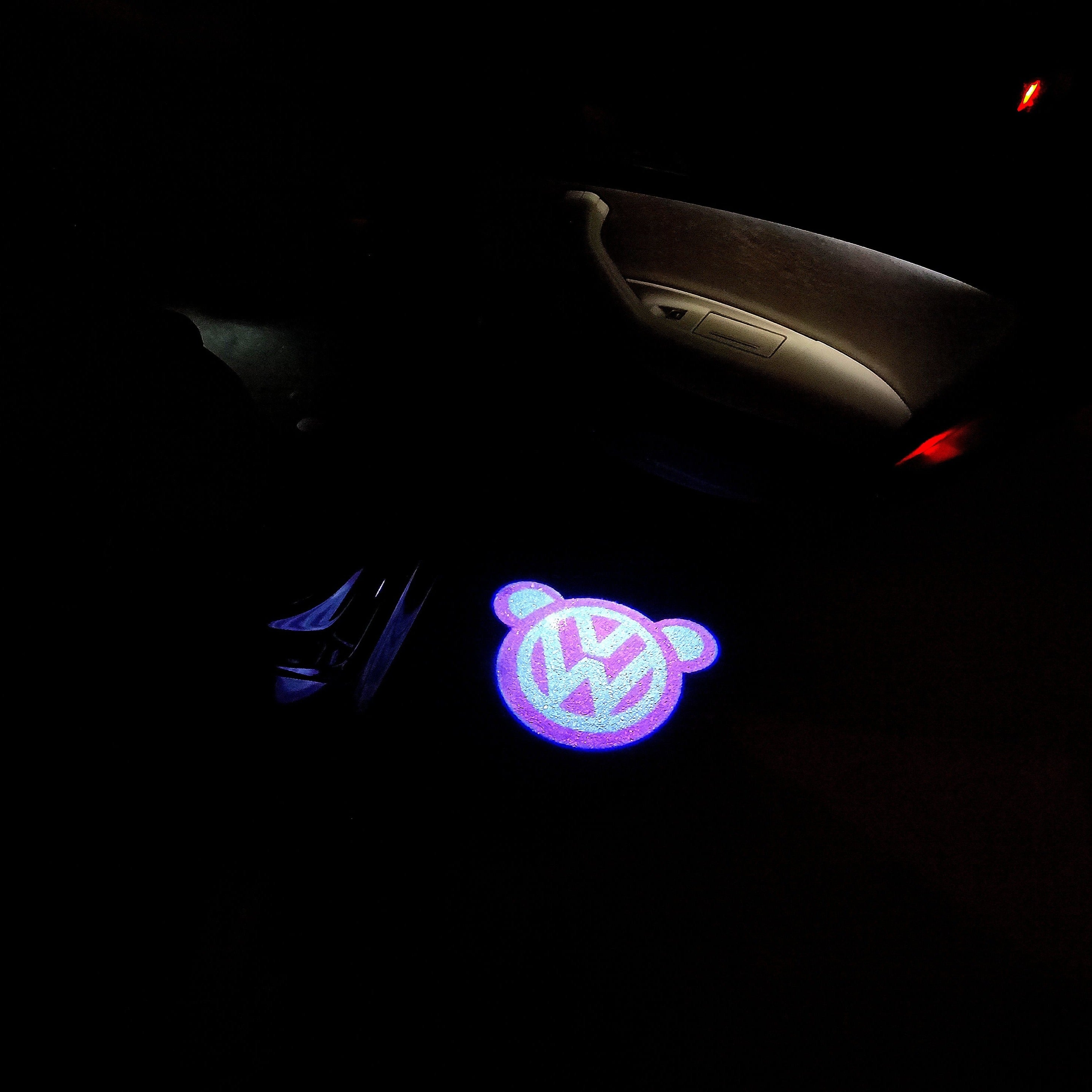 Volkswagen Door lights Logo Nr. 12 (cantidad 1 = 2 logo films /2 luces de puerta)