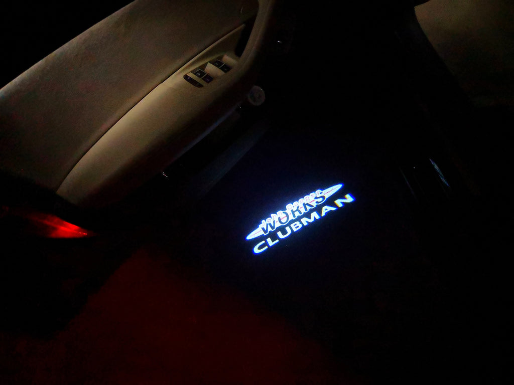 CLUBMAN LOGO PROJECROTR LIGHTS Nr.80 (quantità 1 = 2 Logo Film / 2 luci porta)