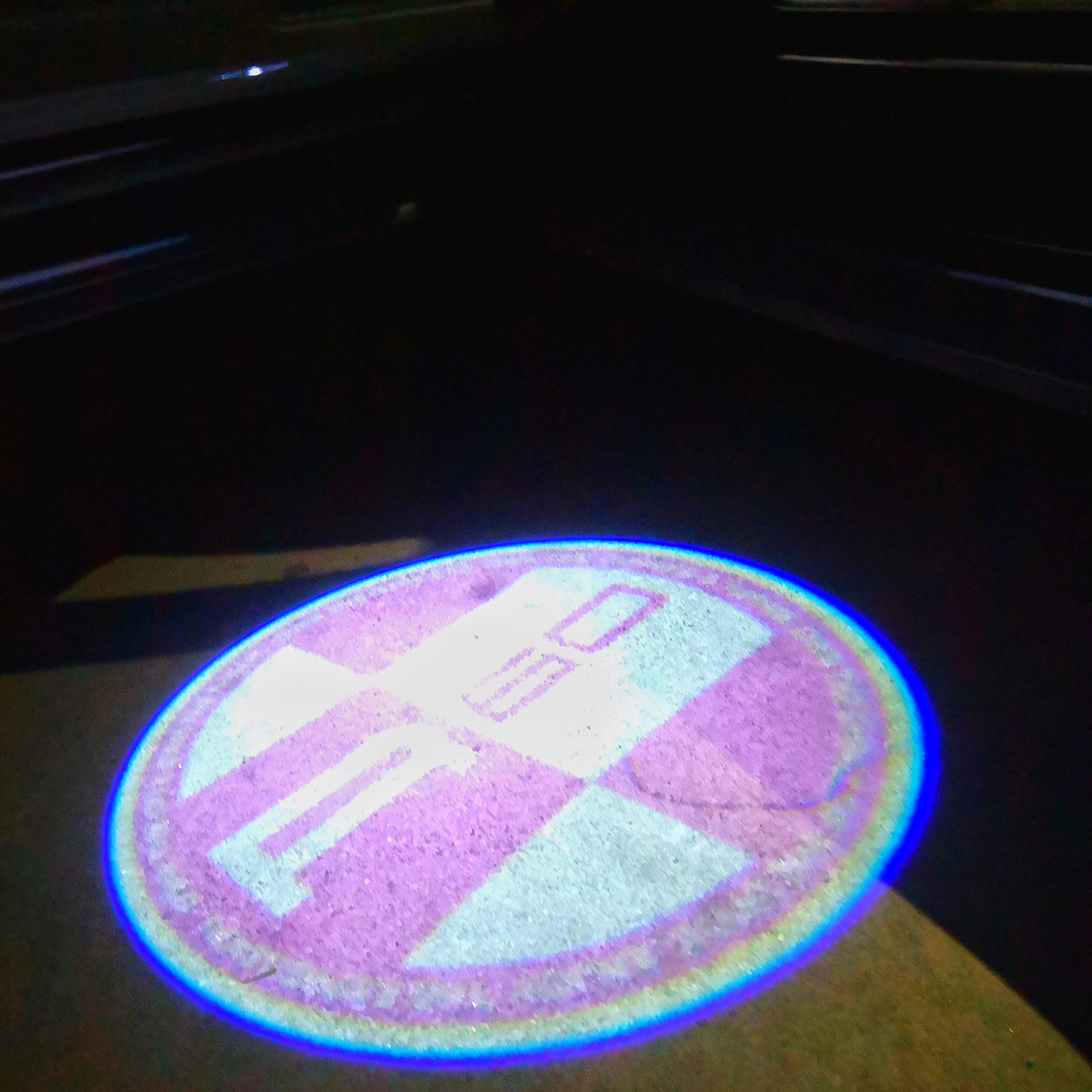MINI R60 LOGO PROJECTOR LIGHTS Nr.154 (الكمية 1 = 2 شعار فيلم / 2 باب)