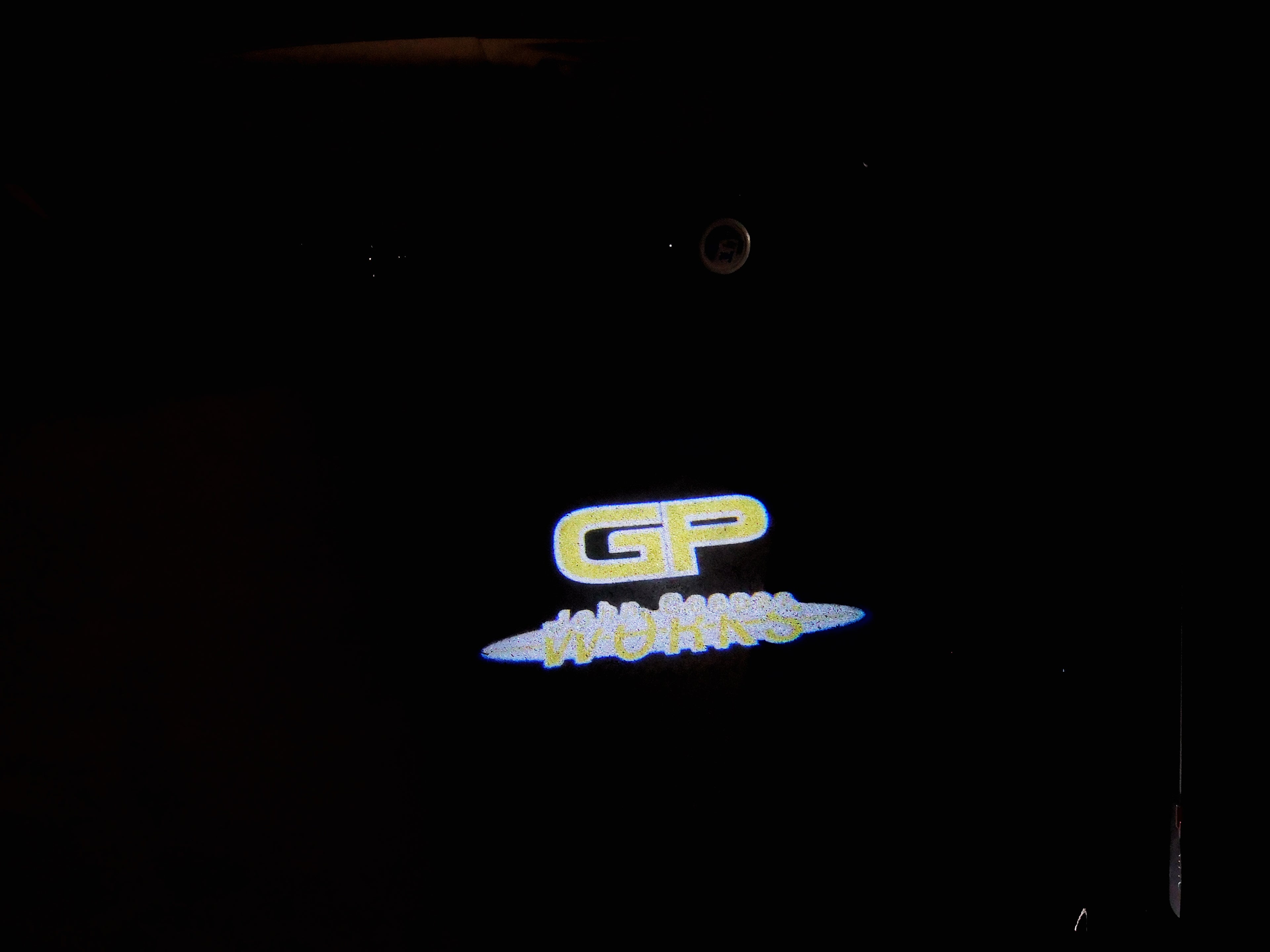 MINI GP LOGO PROJECROTR LIGHTS Nr.157 (Menge 1 = 2 Logo Film / 2 Türleuchten)