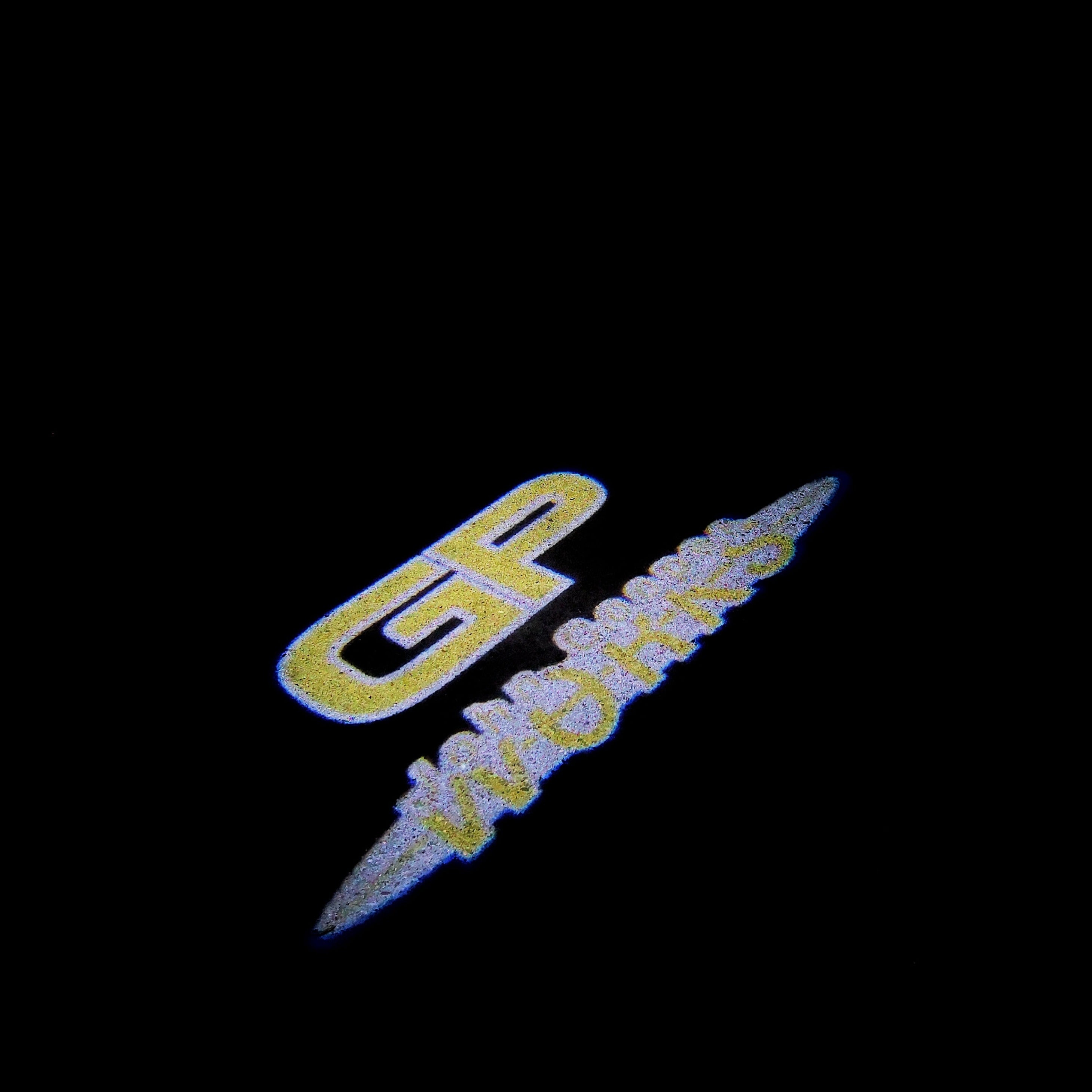 MINI GP LOGO PROJECROTR LIGHTS Nr.157 (Menge 1 = 2 Logo Film / 2 Türleuchten)