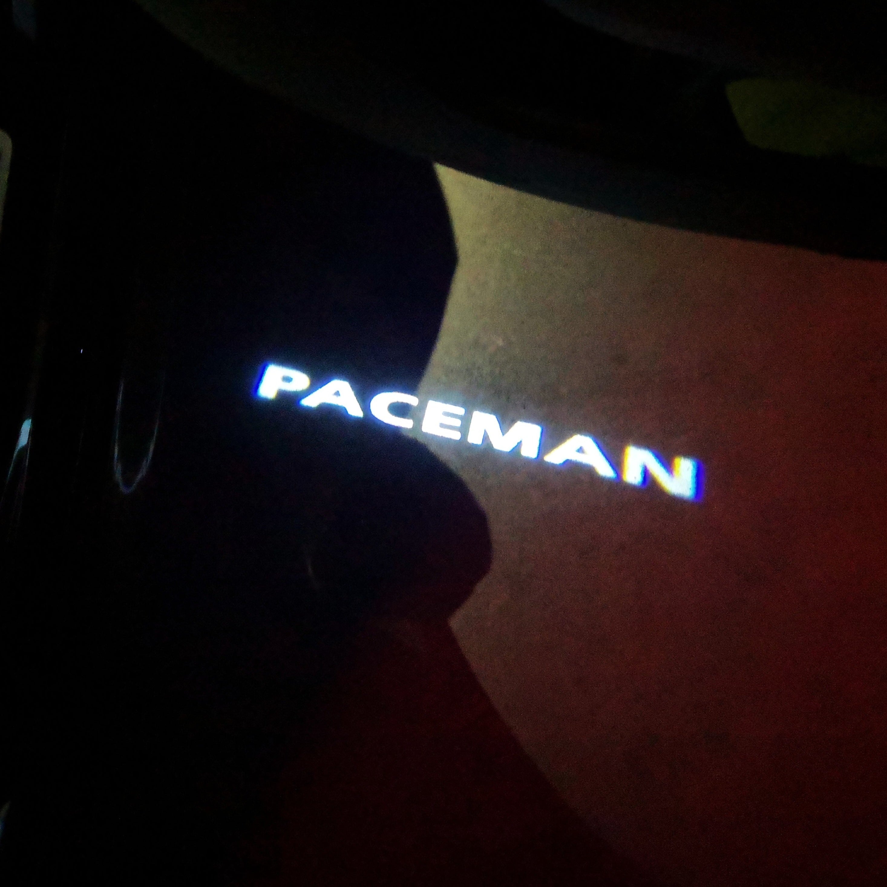 PACEMAN LOGO PROJECROTR LIGHTS Nr.72 (Menge 1 = 2 Logo Film / 2 Türlichter)