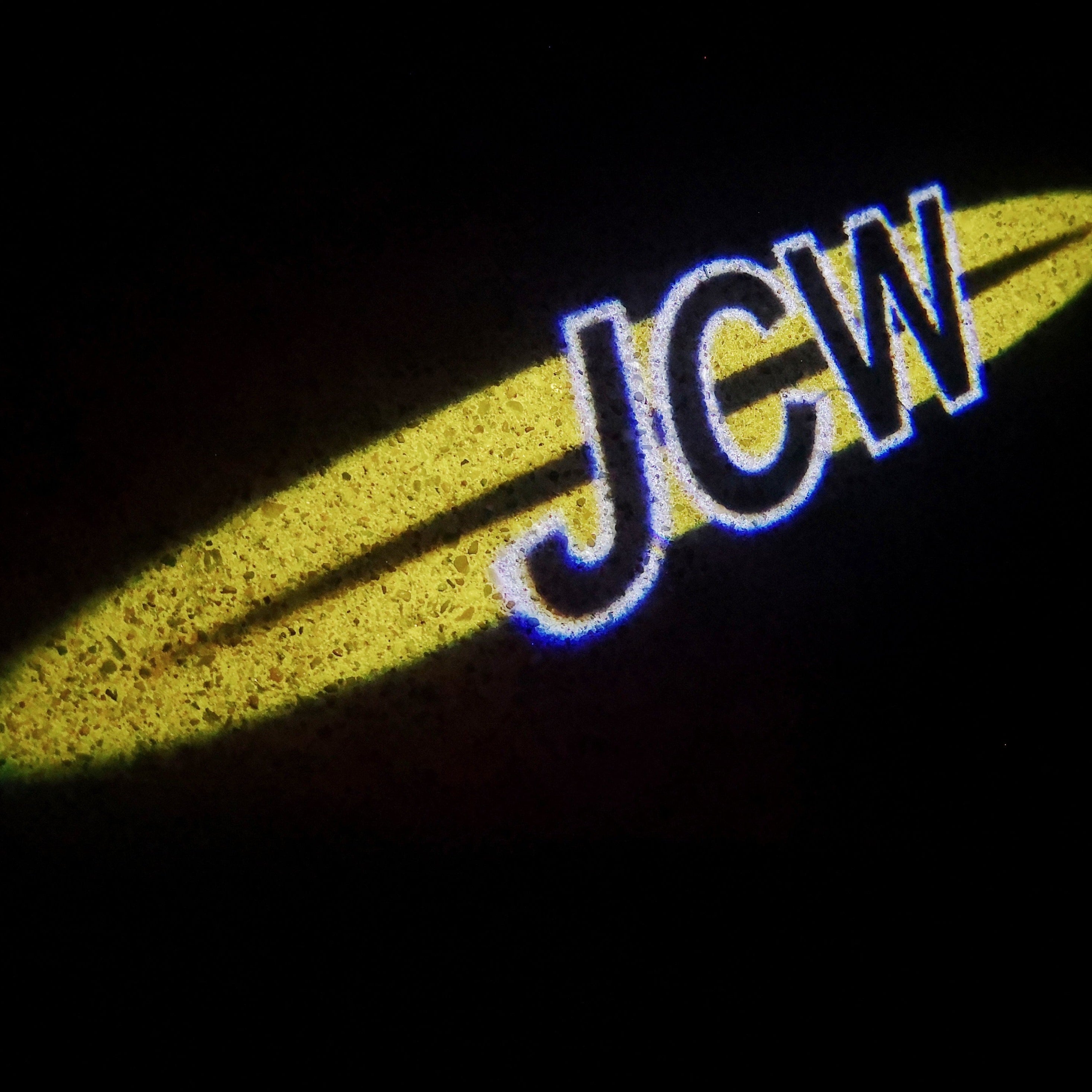 JOHN COOPER WORKS LOGO PROJECROTR LIGHTS Nr.117 (Menge 1 = 2 Logo Film / 2 Türlichter)