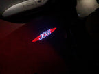 JOHN COOPER WORKS LOGO PROJECROTR LIGHTS Nr.116 (Menge 1 = 2 Logo Film / 2 Türleuchten)