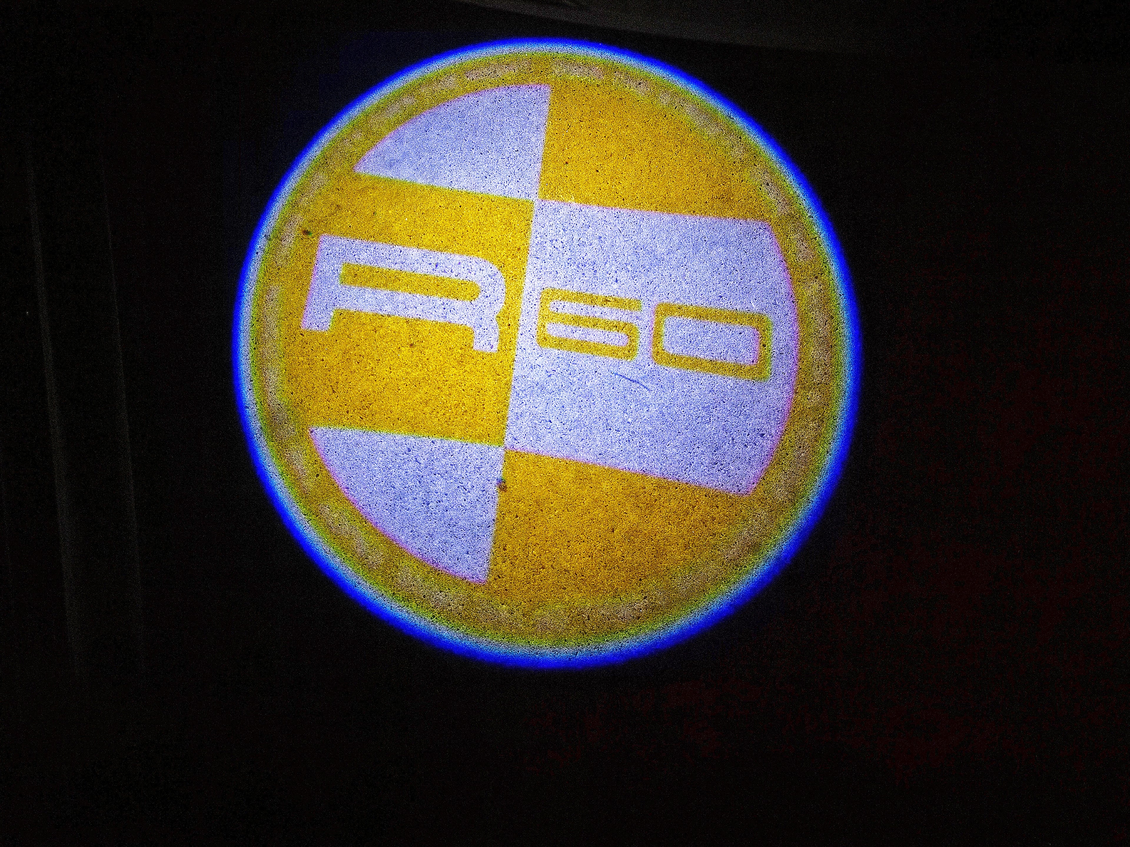 MINI R 60 LOGO PROJECROTR أضواء Nr.153 (الكمية 1 = 2 شعار فيلم / 2 أضواء الباب)