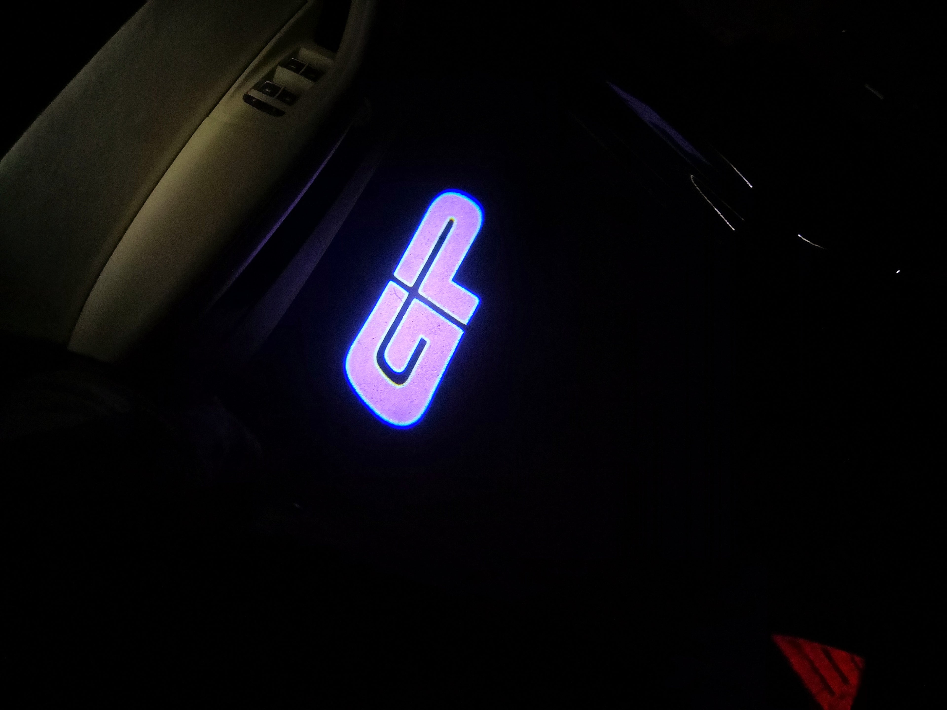 MINI GP LOGO PROJECROTR LIGHTS Nr.124 (Anzahl 1 = 2 Logo Film/2 Türleuchten)