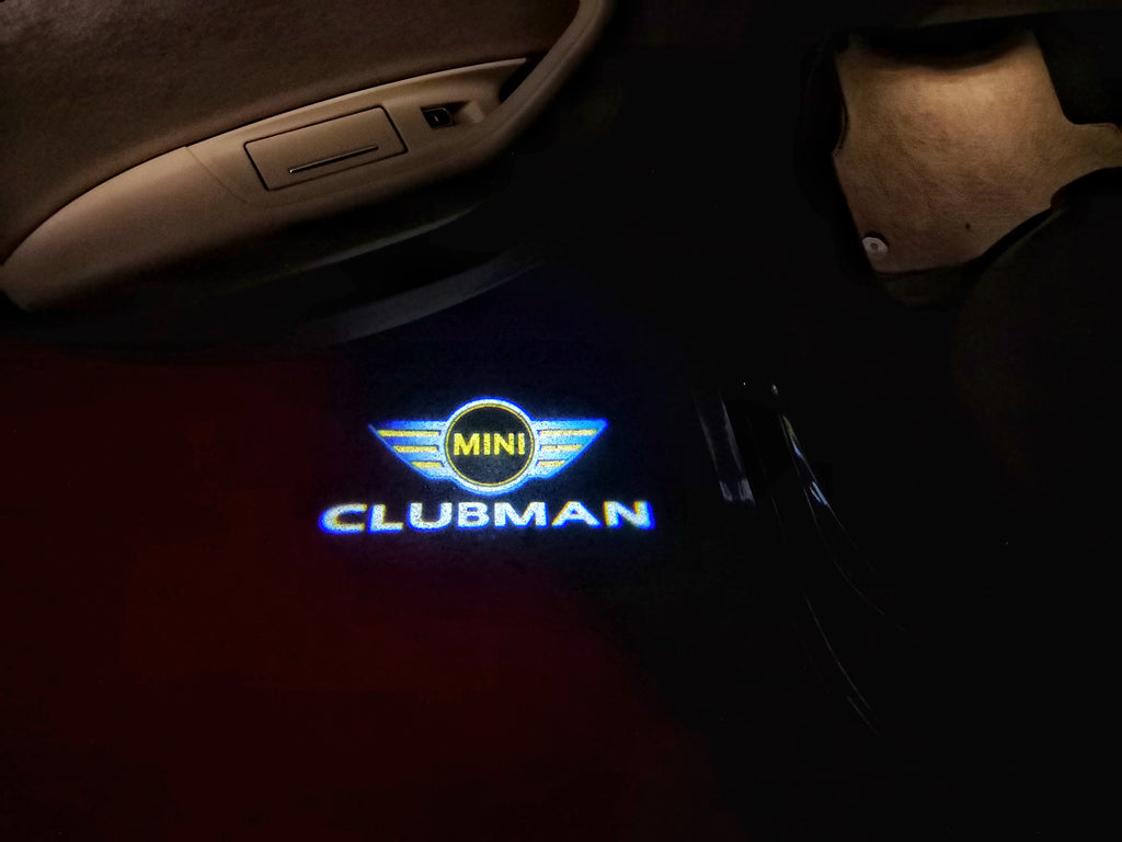 LUCI PROIETTORI LOGO MINI CLUBMAN Nr.119 (quantità 1 = 2 Logo Film / 2 luci porta)