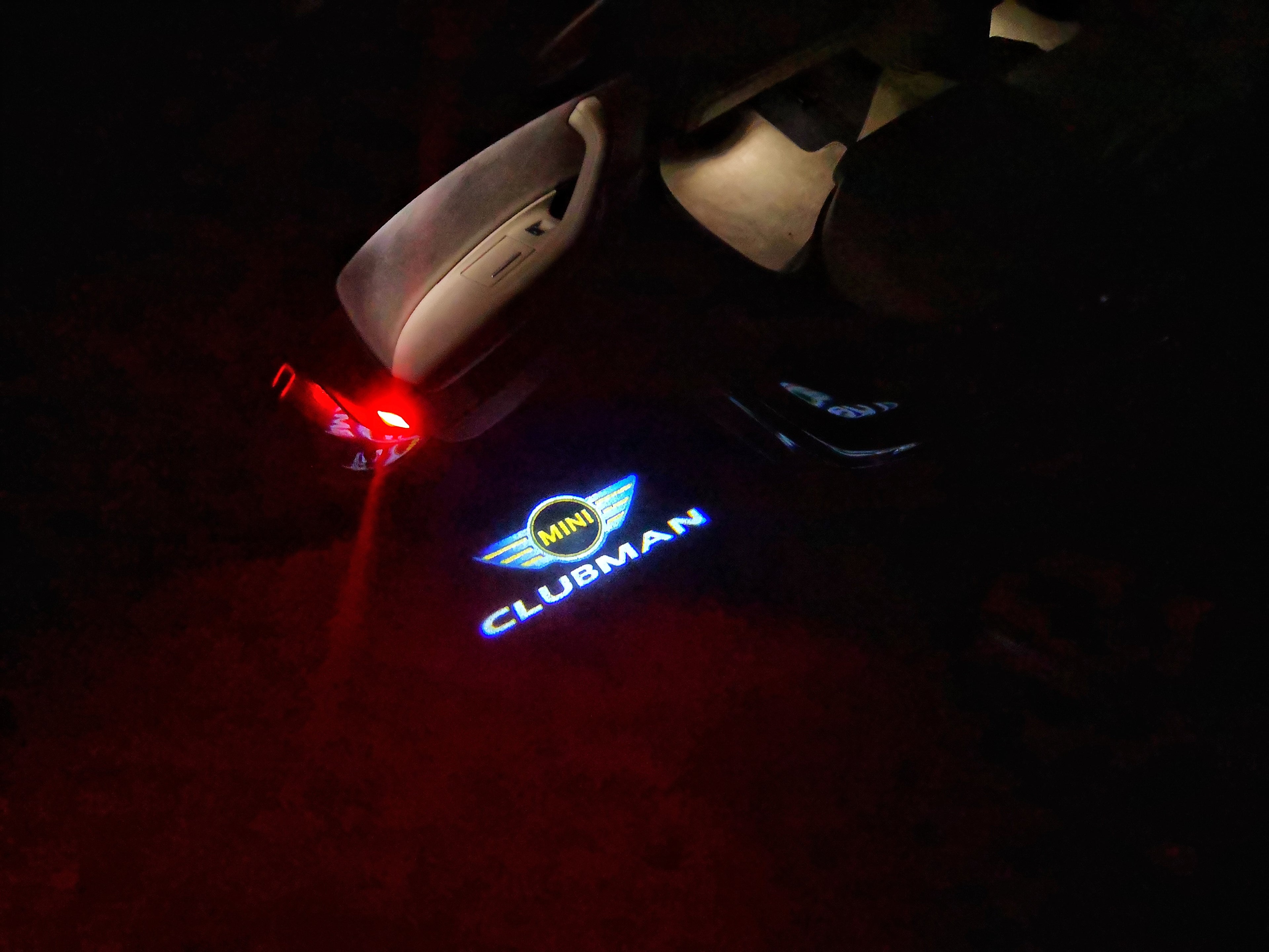 LUCI PROIETTORI LOGO MINI CLUBMAN Nr.119 (quantità 1 = 2 Logo Film / 2 luci porta)