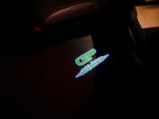 MINI GP JOHN COOPER يعمل LOGO PROJECROTR LIGHTS Nr.156 (الكمية 1 = 2 Logo Film / 2 Door Lights)