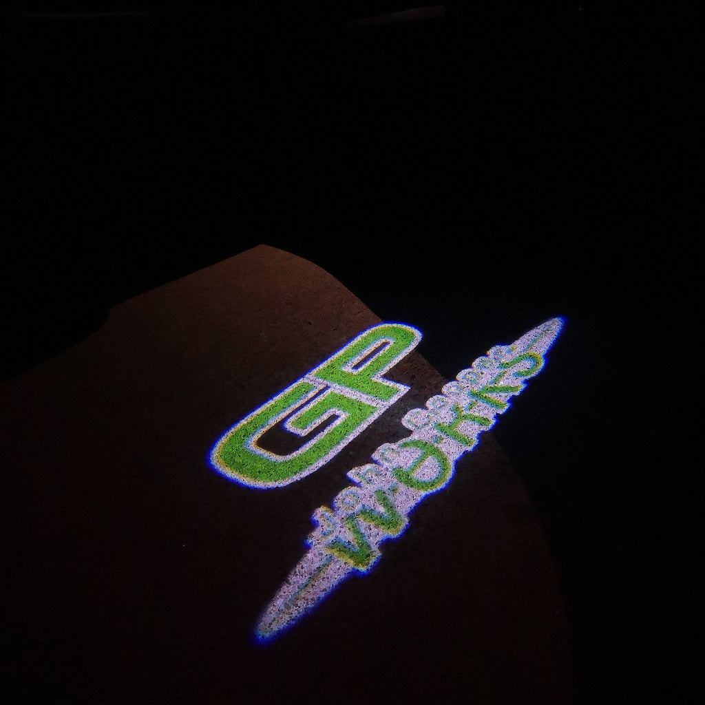 MINI GP JOHN COOPER يعمل LOGO PROJECROTR LIGHTS Nr.156 (الكمية 1 = 2 Logo Film / 2 Door Lights)