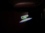 MINI GP JOHN COOPER يعمل LOGO PROJECROTR LIGHTS Nr.156 (الكمية 1 = 2 Logo Film / 2 Door Lights)