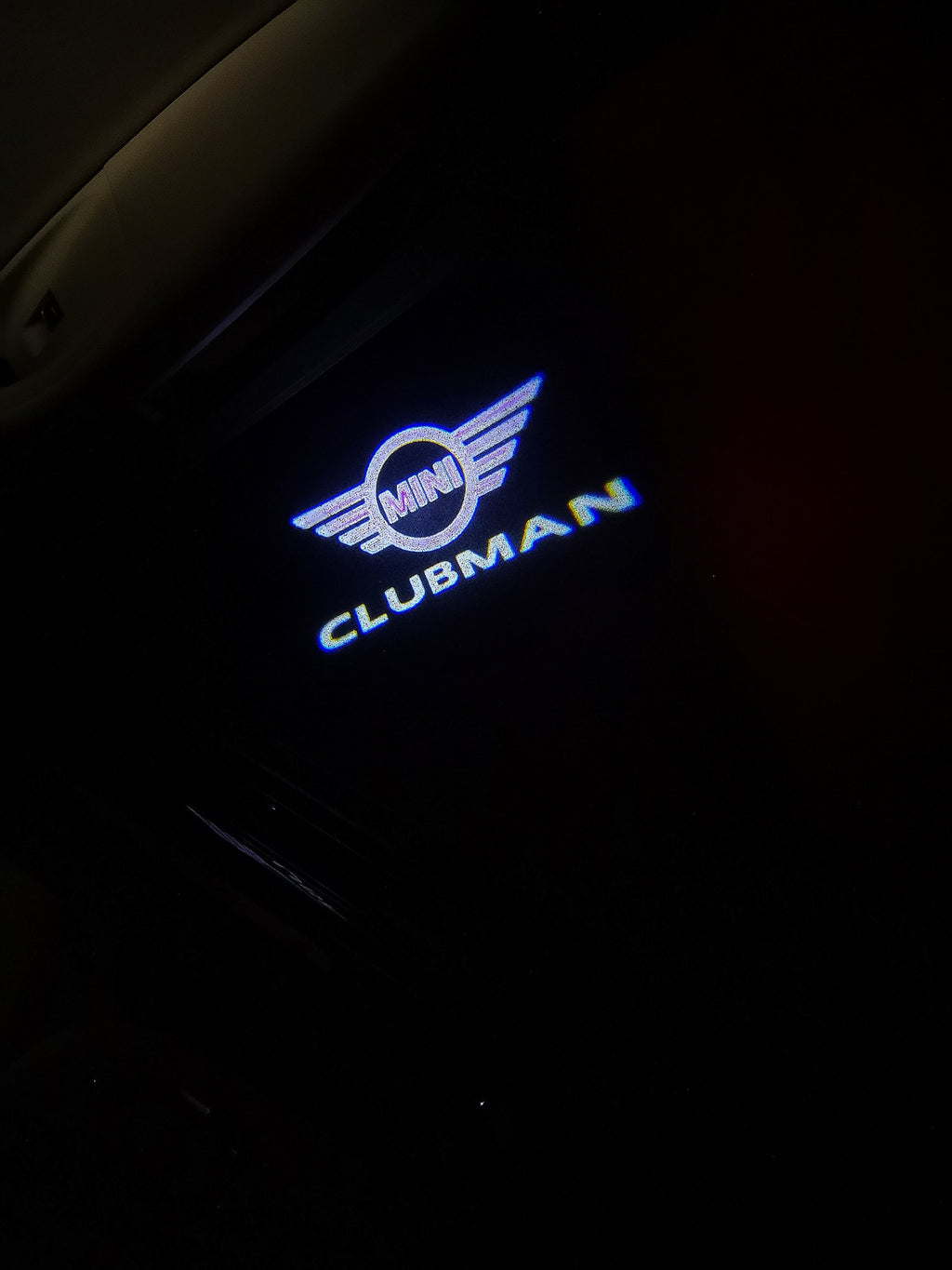 CLUBMAN LOGO PROJECROTR LIGHTS Nr.140 (Menge 1 = 2 Logo Film / 2 Türleuchten)