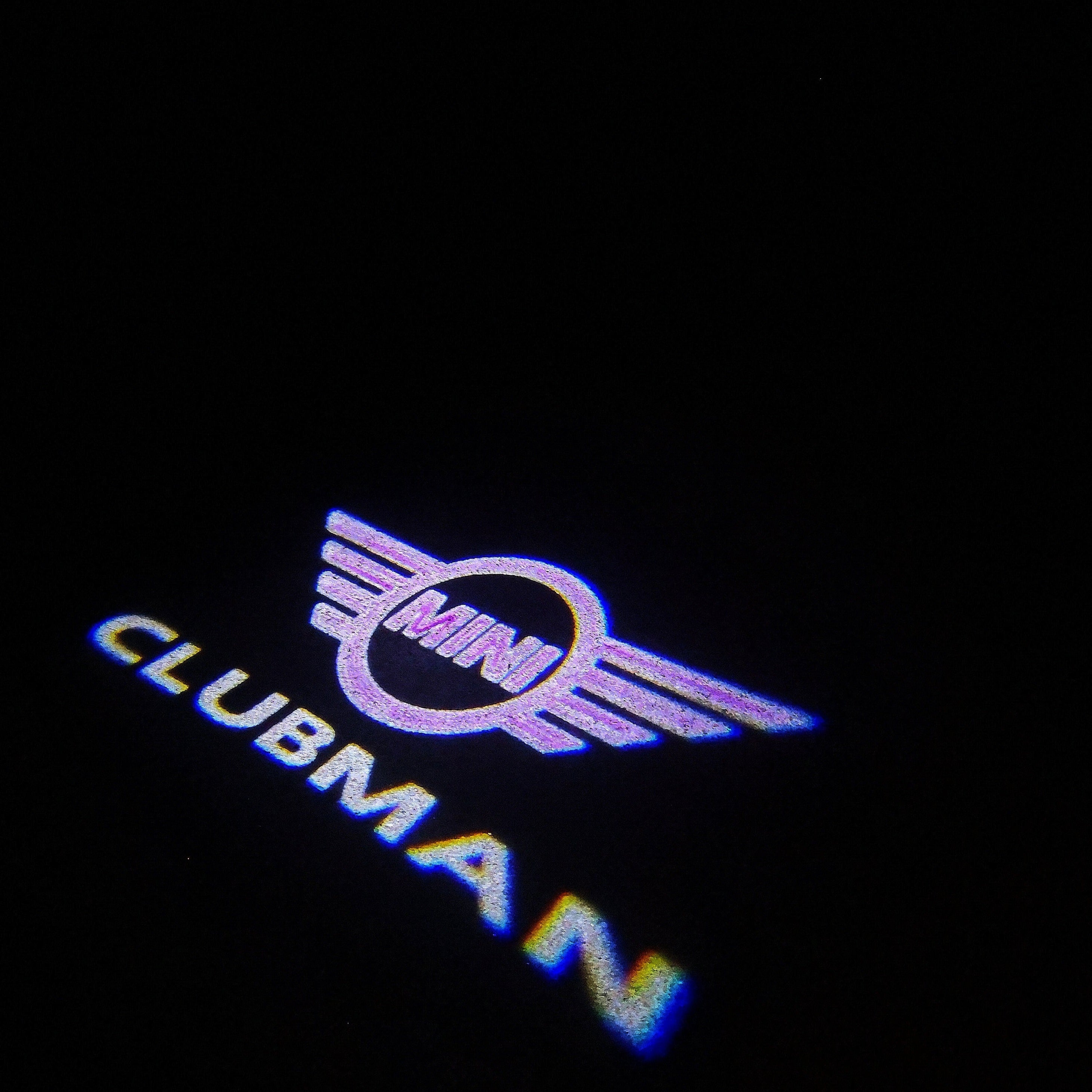 CLUBMAN LOGO PROJECROTR LIGHTS Nr.140 (Menge 1 = 2 Logo Film / 2 Türleuchten)