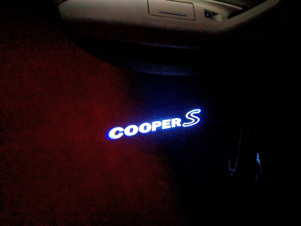 COOPER S LOGO PROJECROTR LUCES Nr.68 (cantidad 1 = 2 Película de logotipo / 2 luces de puerta)
