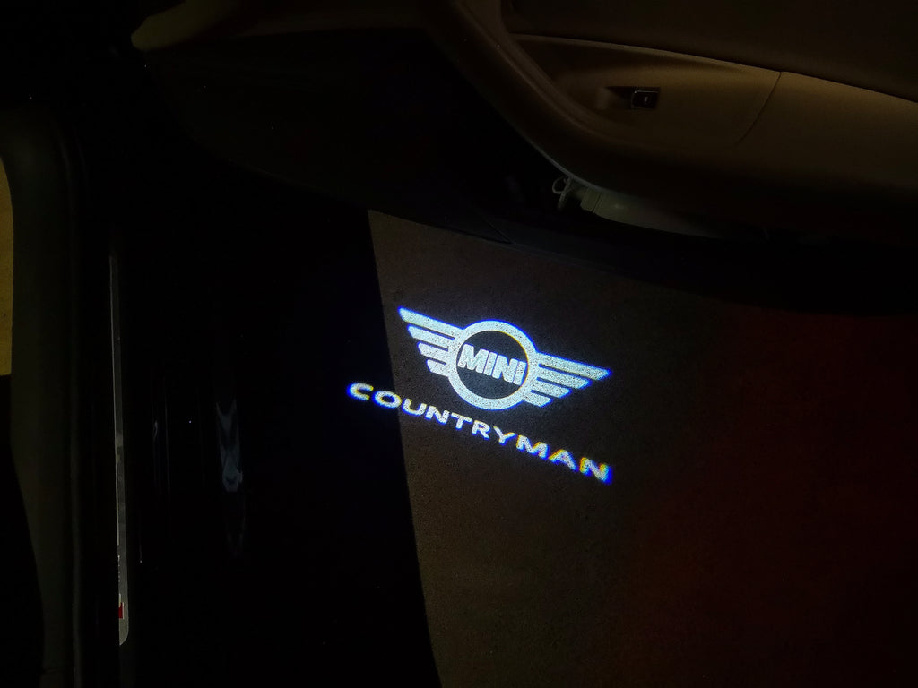 MINI COUNTRYMAN LOGO PROJECTOR LIGHTS Nr.131 (Menge 1 = 2 Logo Film / 2 Türlichter)