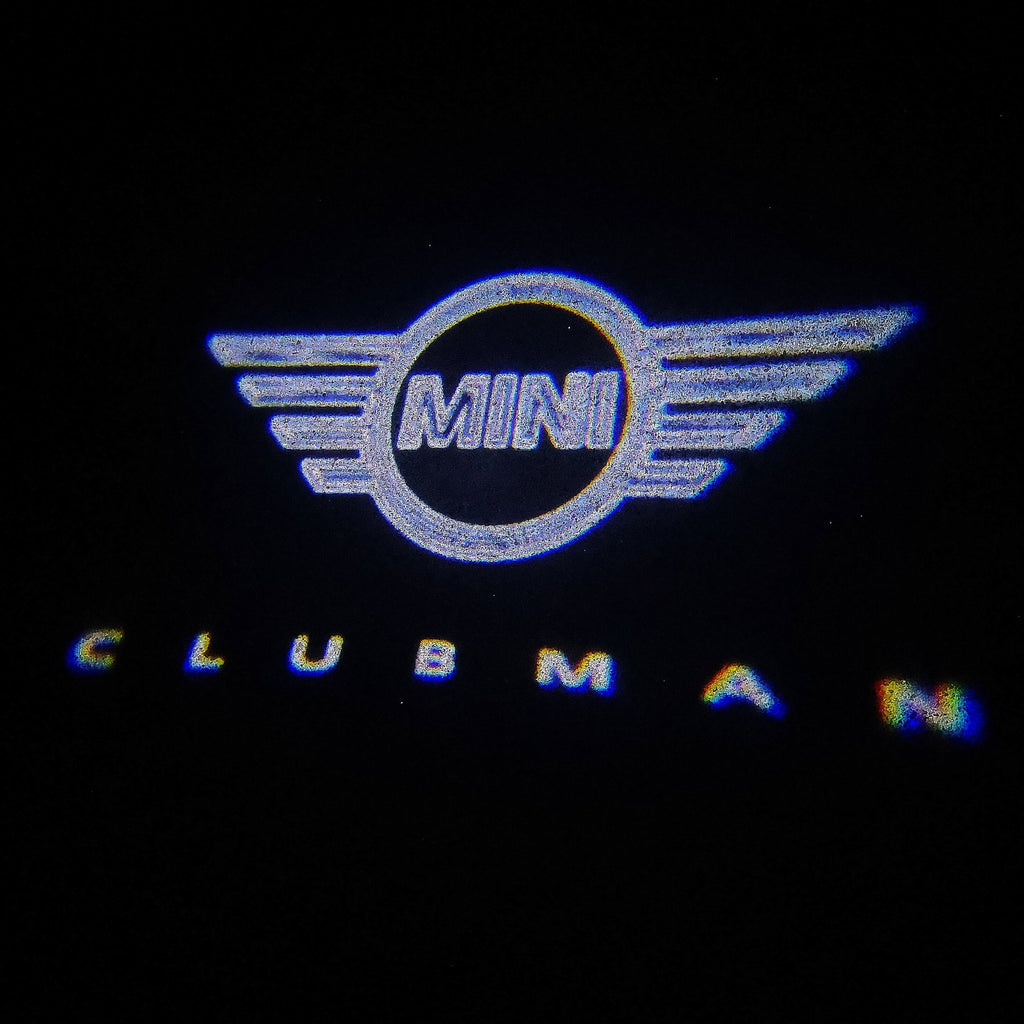 MINI CLUBMAN LOGO PROJECROTR LIGHTS Nr.28 (quantité 1 = 2 Logo Film / 2 feux de porte)
