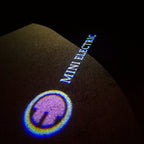 MINI ELECTRIC LOGO PROJECTOR LIGHTS Nr.61 (الكمية 1 = 2 شعار فيلم / 2 باب)