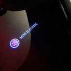 MINI ELECTRIC LOGO PROJECTOR LIGHTS Nr.61 (الكمية 1 = 2 شعار فيلم / 2 باب)